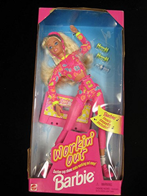 Barbie Workin' Out Doll (1996) by Mattel Barbie Workin' Out Doll (1996) by Mattel