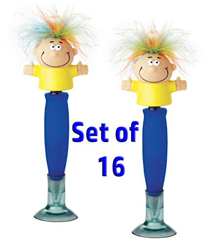Feel Great 365 Talking Bobble Body Pen with Holder (Set of 16) Party Favors