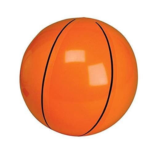 Rhode Island Novelty Inflatable Basketballs ~ 1DZ Basketball inflates ~ 16 inches ~ Sports Themed Birthday Favor ~ Decor Pool Beach Party Toy Pze New