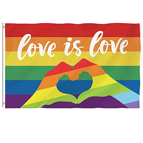 Bonsai Tree Gay Pride Flag 3x5 Ft - Vivid Color and Double Stitched - Large Double Sided Polyester Rainbow Flags with Brass Grommets for Indoor Outdoo Bonsai Tree Gay Pride Flag 3x5 Ft - Vivid Color and Double Stitched - Large Double Sided Polyester Rainbow Flags with Brass Grommets for Indoor Outdoo