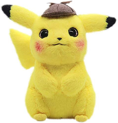 Vabao Detective Pikachu Plush Stuffed Animal Toy - 11"