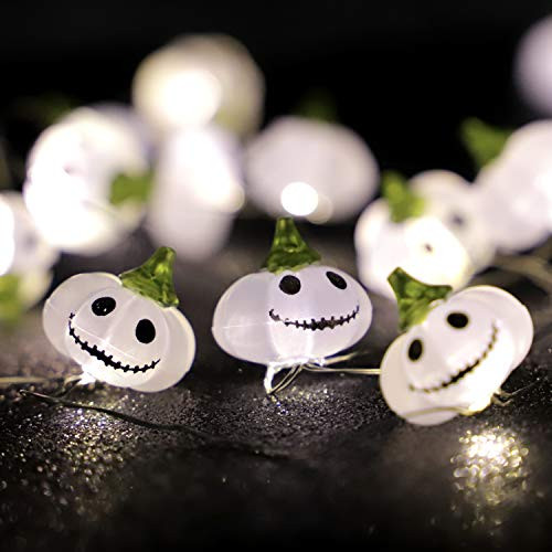 MIYA LIFE Halloween Pumpkin String Lights 10ft 30LEDs Copper Wire with The Remote & Timer for Thanksgiving Christmas Birthday Gift Autumn Indoor Outdo