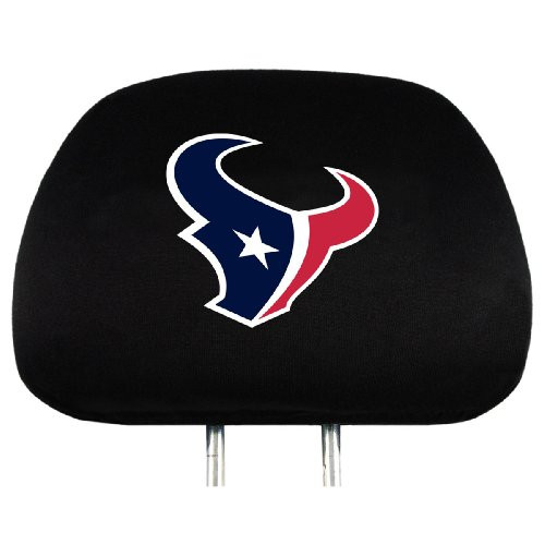 NFL Houston Texans Head Rest Covers, 2-Pack