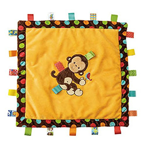 Taggies Dazzle Dots Cozy Blanket, Monkey