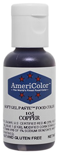 AmeriColor Copper Soft Gel Paste, .75 Ounce