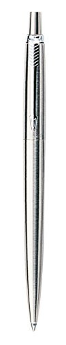 Parker Jotter Stainless Steel Ballpoint Pen, Medium Point, Black Ink
