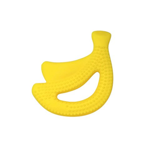 green sprouts Fruit Teether Made from Silicone | Soothes Gums & Promotes Healthy Oral Development | Soft, Flexible Silicone eases Pain, Easy to Hold, Gum, chew, Dishwasher Safe