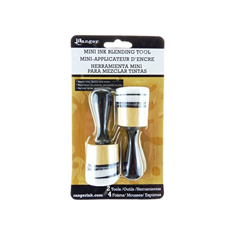 Ranger Mini Ink Blending SET of 2 Tools and 4 Foams