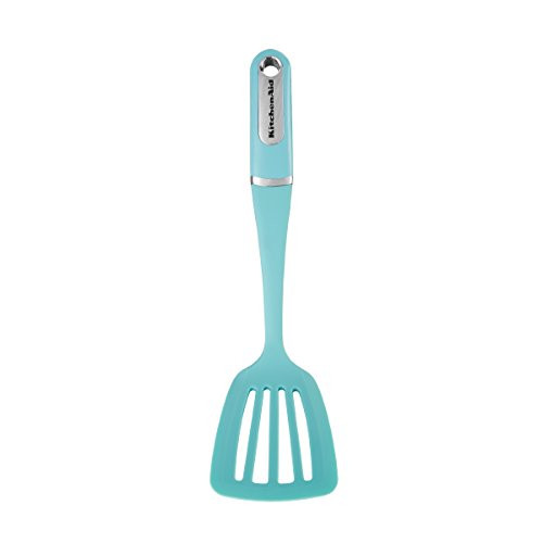 KitchenAid Nylon Slotted Turner, Aqua Sky KitchenAid Nylon Slotted Turner, Aqua Sky