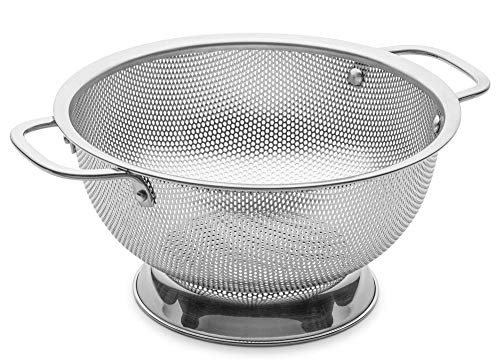 Bellemain Micro-perforated Stainless Steel Colander-Dishwasher Safe (3-Quart)
