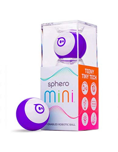 Sphero Mini (Purple) App-Enabled Programmable Robot Ball - STEM Educational Toy for Kids Ages 8 & Up - Drive, Game & Code with Sphero Play & Edu App