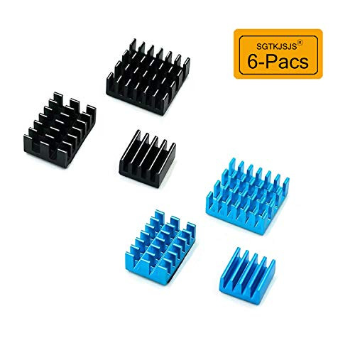 Raspberry Pi 4b Heatsink, Raspberry Pi Heatsink Aluminum Heatsink with Thermal Conductive Adhesive Tape for Raspberry Pi 4 Model B
