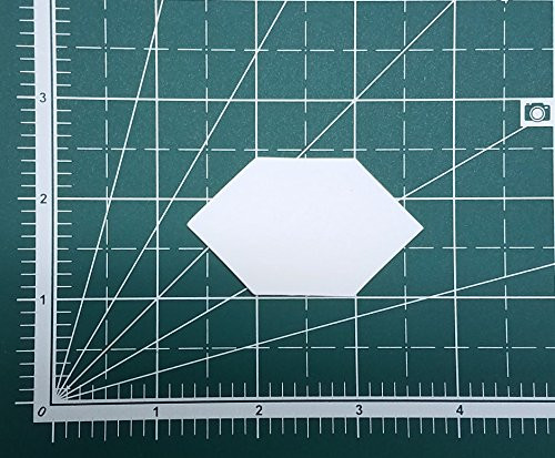 1" Elongated Hexagon English Paper Piecing EPP Set of 100