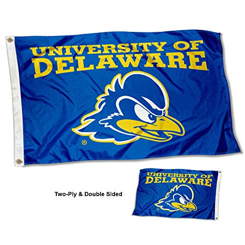 College Flags & Banners Co. Delaware Blue Hens Double and Two Sided Flag