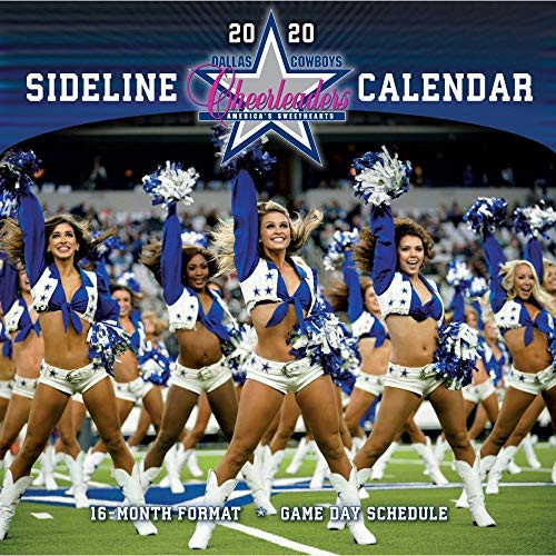 TURNER LICENSING Dallas Cowboys Cheerleaders 2020 12X12 16-Month Wall Calendar (20998011961)
