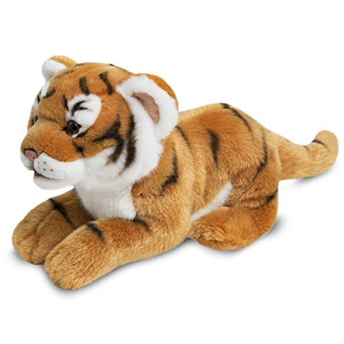 FAO Schwarz Tiger Cub Toy Plush 12 Inches, Ultra Soft and Snuggly Doll for Educational, Creative, and Imagination Play, for Boys, Girls, & Children Ag