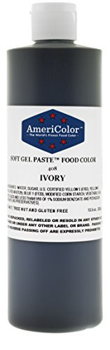 Americolor Ivory Soft Gel Paste 13.5 Ounce Soft Gel Food Color