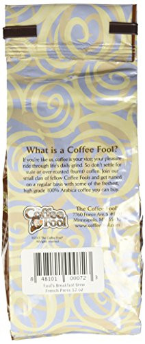 The Coffee Fool French Press, Fool's Breakfast Brew, 12 Ounce