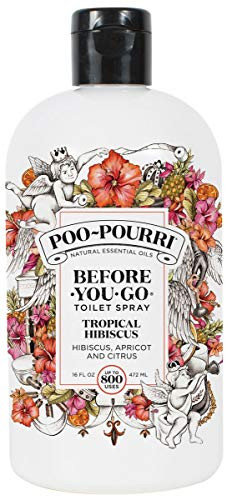 Poo-Pourri Before-You-go Toilet Spray Refill (Sprayer not Included), Tropical Hibiscus Scent, 16 Fl Oz
