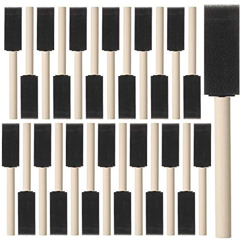 Bates- Foam Paint Brushes, 26pcs, 1 Inch, Sponge Brushes, Sponge Paint Brush, Foam Brushes, Foam Brushes for Painting, Foam Brushes for Staining, Pain Bates- Foam Paint Brushes, 26pcs, 1 Inch, Sponge Brushes, Sponge Paint Brush, Foam Brushes, Foam Brushes for Painting, Foam Brushes for Staining, Pain