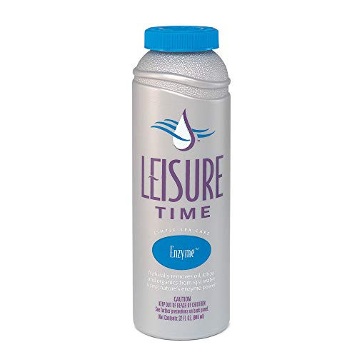 Leisure Time 12X1QT Enzyme Simple Care for Spas and Hot Tubs, 32 fl oz