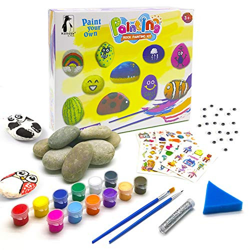 Koltose by Mash Rock Painting Kit for Kids - Extra-Large Arts and Crafts Kit for Kids, Indoor and Outdoor Activities Set for Kids Ages 4  16