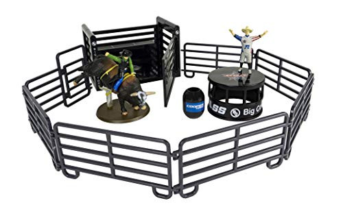 Big Country Toys 13 Piece PBR Rodeo Set - 1:20 Scale - Bushwhacker 2011 PBR Bull of the Year - Bull Fighter Frank Newsome - Bull Fighter Stage - PBR B Big Country Toys 13 Piece PBR Rodeo Set - 1:20 Scale - Bushwhacker 2011 PBR Bull of the Year - Bull Fighter Frank Newsome - Bull Fighter Stage - PBR B