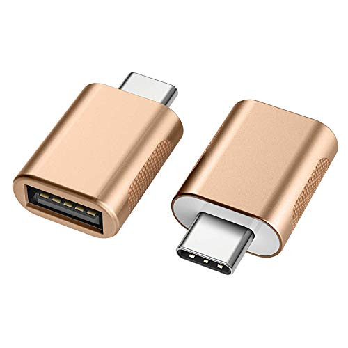 nonda USB C to USB Adapter(2 Pack),USB-C to USB 3.0 Adapter,USB Type-C to USB,Thunderbolt 3 to USB Female Adapter OTG for MacBook Air 2020, MacBook 12