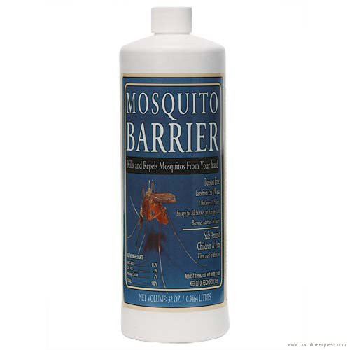 Mosquito Barrier 2001 Liquid Spray Repellent, 1-Quart  Safe for Kids and Pets