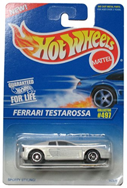 Mattel Hot Wheels Ferrari Testarossa 1996 Hot Wheels #497 5 Spoke Wheels Mattel Hot Wheels Ferrari Testarossa 1996 Hot Wheels #497 5 Spoke Wheels