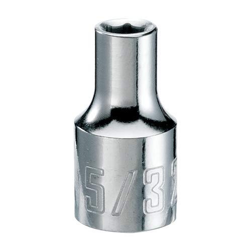 CRAFTSMAN Shallow Socket, SAE, 1/4-Inch Drive, 5/32-Inch, 6-Point (CMMT43481),Full Polish
