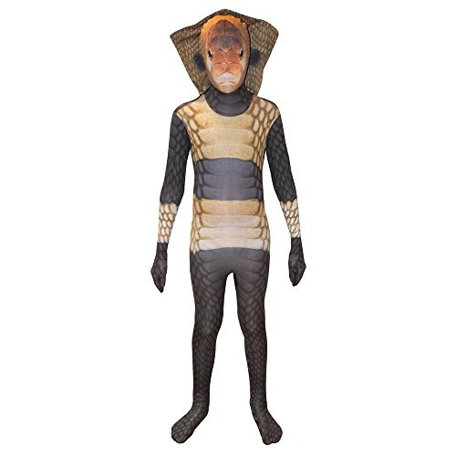 Morphsuits King Cobra Kids Animal Planet Costume - Size Medium 3'6-3'11 (105cm-119cm)