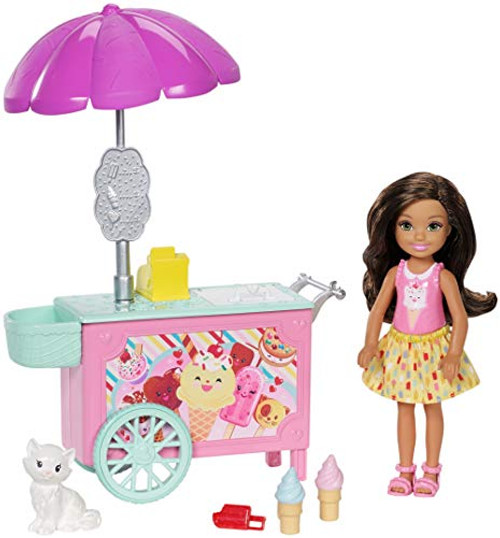 Barbie Club Chelsea Ice Cream Cart Doll & Playset