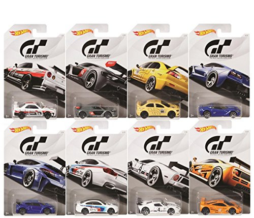 Hot Wheels 2018 Gran Turismo The Real Driving Simulator Bundle Set of 8 Die-Cast Cars, 1:64 Scale Hot Wheels 2018 Gran Turismo The Real Driving Simulator Bundle Set of 8 Die-Cast Cars, 1:64 Scale