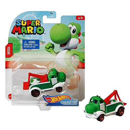 Hot Wheels Gaming Character Car Super Mario 2020 Series-Yoshi Vehicle(4/8)