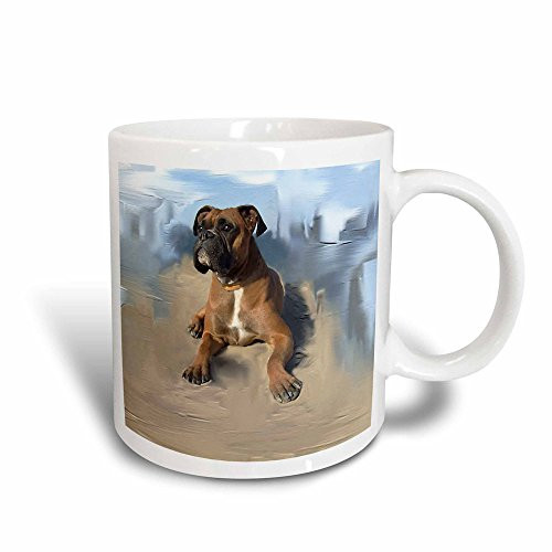3dRose mug_4141_3 Brindle Boxer Magic Transforming Mug, 11-Ounce
