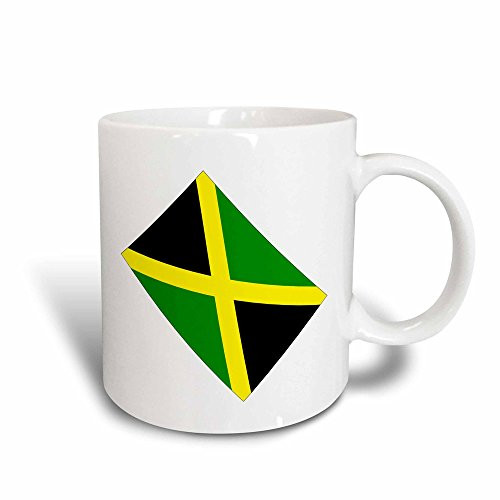 3dRose mug_4352_3 Jamaican Flag Magic Transforming Mug, 11-Ounce