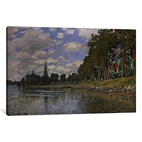 iCanvasART 1 Piece Zaandam Canvas Print by Claude Monet, 0.75 by 12 by 18-Inch