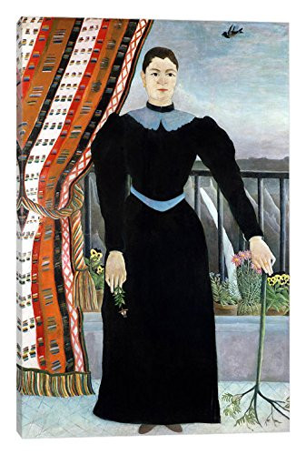 iCanvasART Portrait of A Woman, 1895 Canvas Print, 18" x 12"