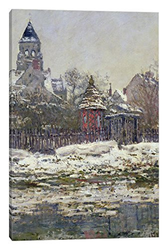 iCanvasART The Church at Vetheuil, 1879 Canvas Print, 18" x 12"