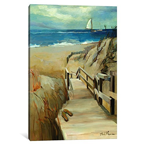 iCanvasART 1 Piece Coastal Escape Canvas Print by Marilyn Hageman, 18 x 12 x 0.75-Inch