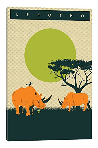 iCanvasART Lesotho Canvas Print by Jazzberry Blue, 18" x 12"