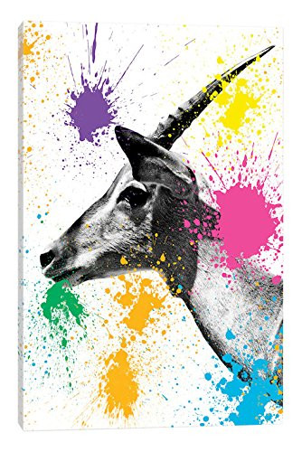iCanvasART Antelope Profile Canvas Print, 18" x 12"