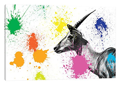 iCanvasART Antelope Profile IV Canvas Print, 18" x 12"
