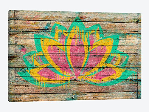 iCanvasART Lotus Flower by Diego Tirigall Canvas Print, 18" x 12"