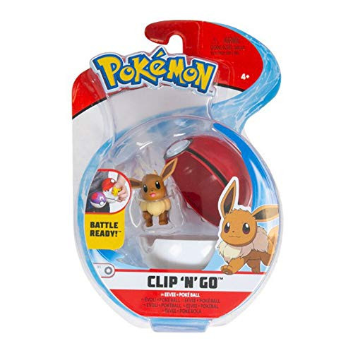 Pok?n Clip 'N' Go - Eevee & Pok?all
