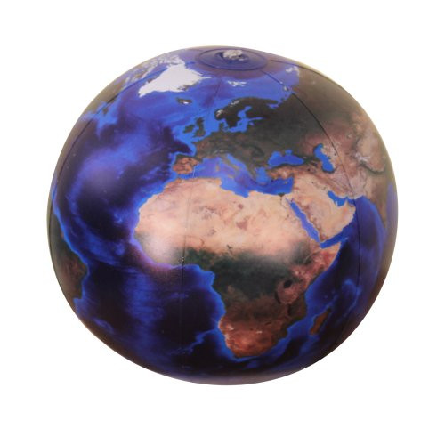 Jet Creations Inflatable Blue Marble Globe, 16 inch