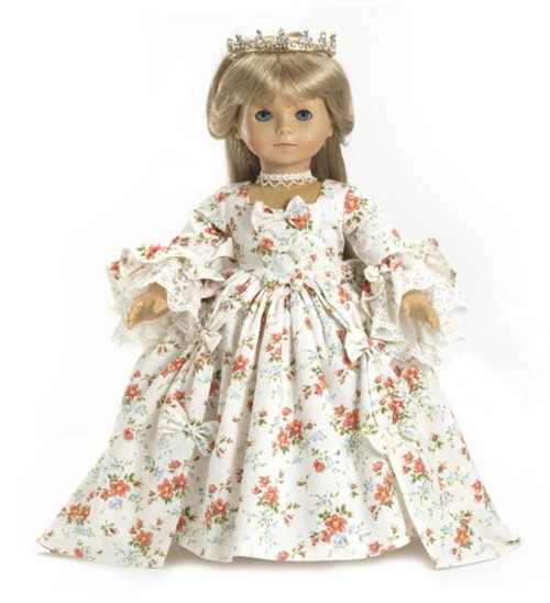Marie Antoinette Baroque Rococo Style Dress and Shoes ~ Fits 18" American Girl Dolls