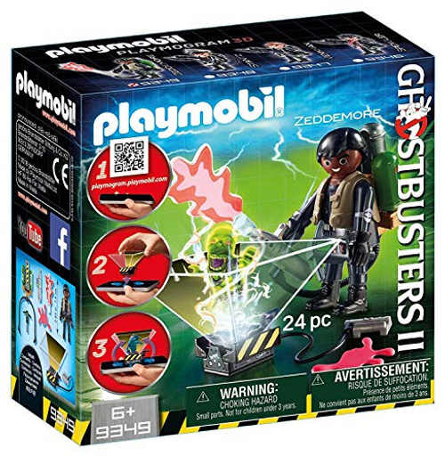 PLAYMOBIL Ghostbusters II Winston Zeddemore Playmogram 3D Figure PLAYMOBIL Ghostbusters II Winston Zeddemore Playmogram 3D Figure