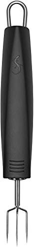 Lurch Germany Tango Potato Peeling Fork 7.1 Inches - Black